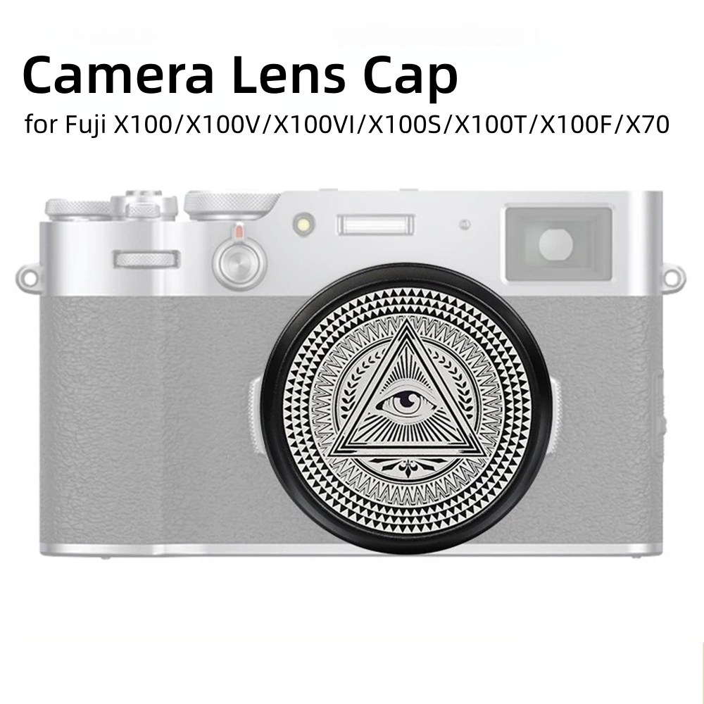Fujifilm Camera X100Vi - Tapa de Lente de Cámara Metálica