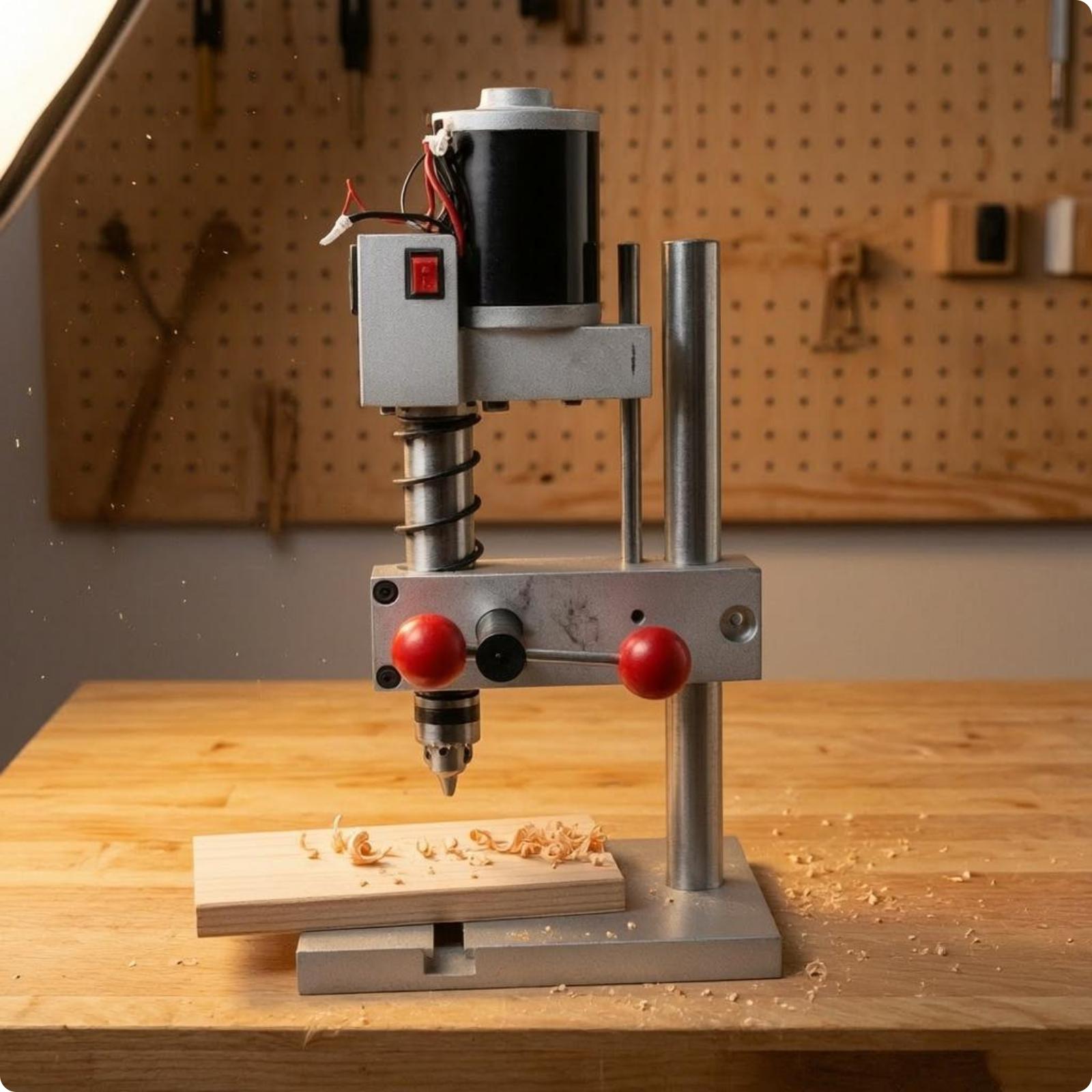 Taladro de Mesa Pequeño con Ma - Repair Electronics reseña y precio