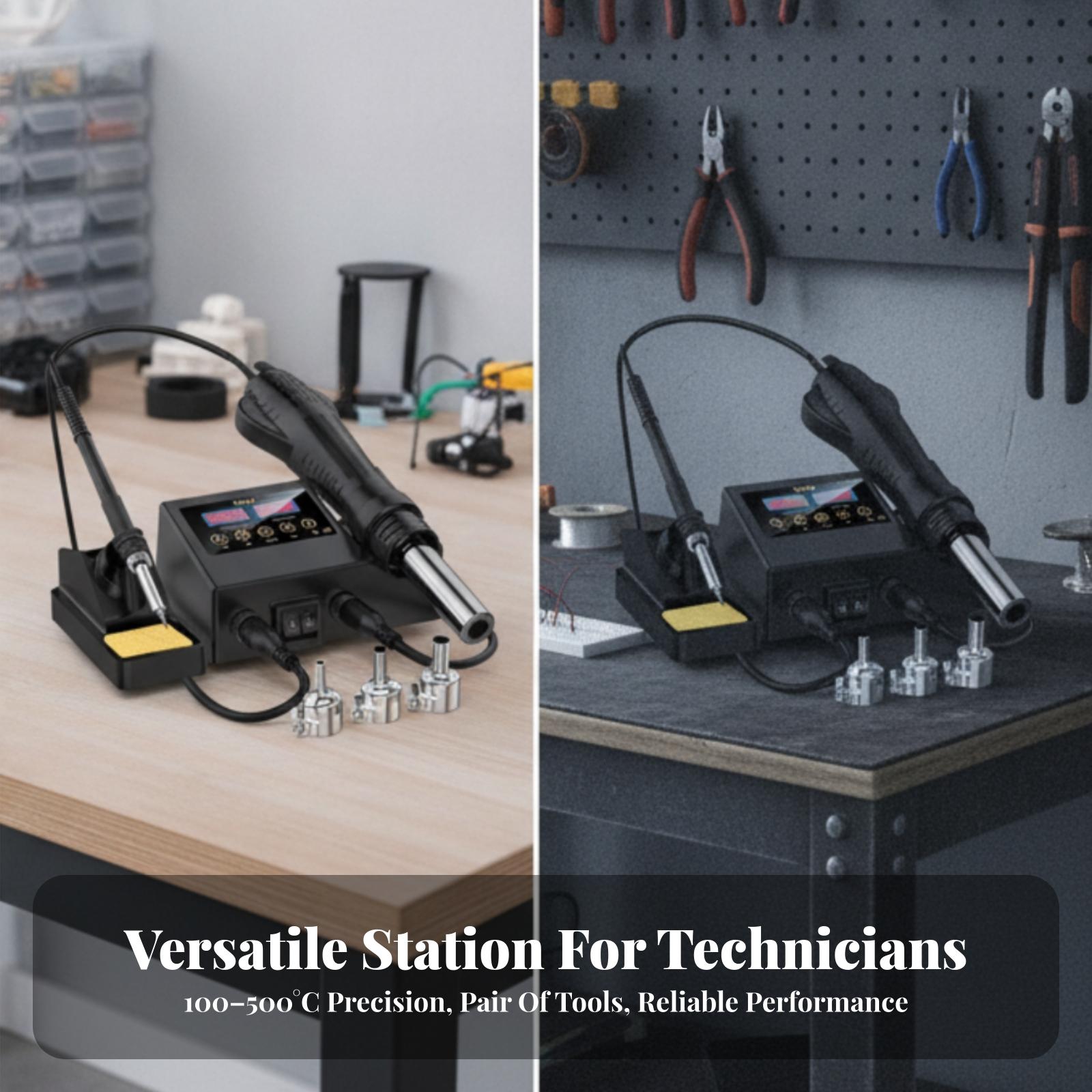 Kit de soldadura con estación  - Electronics Repair Technician reseña y precio
