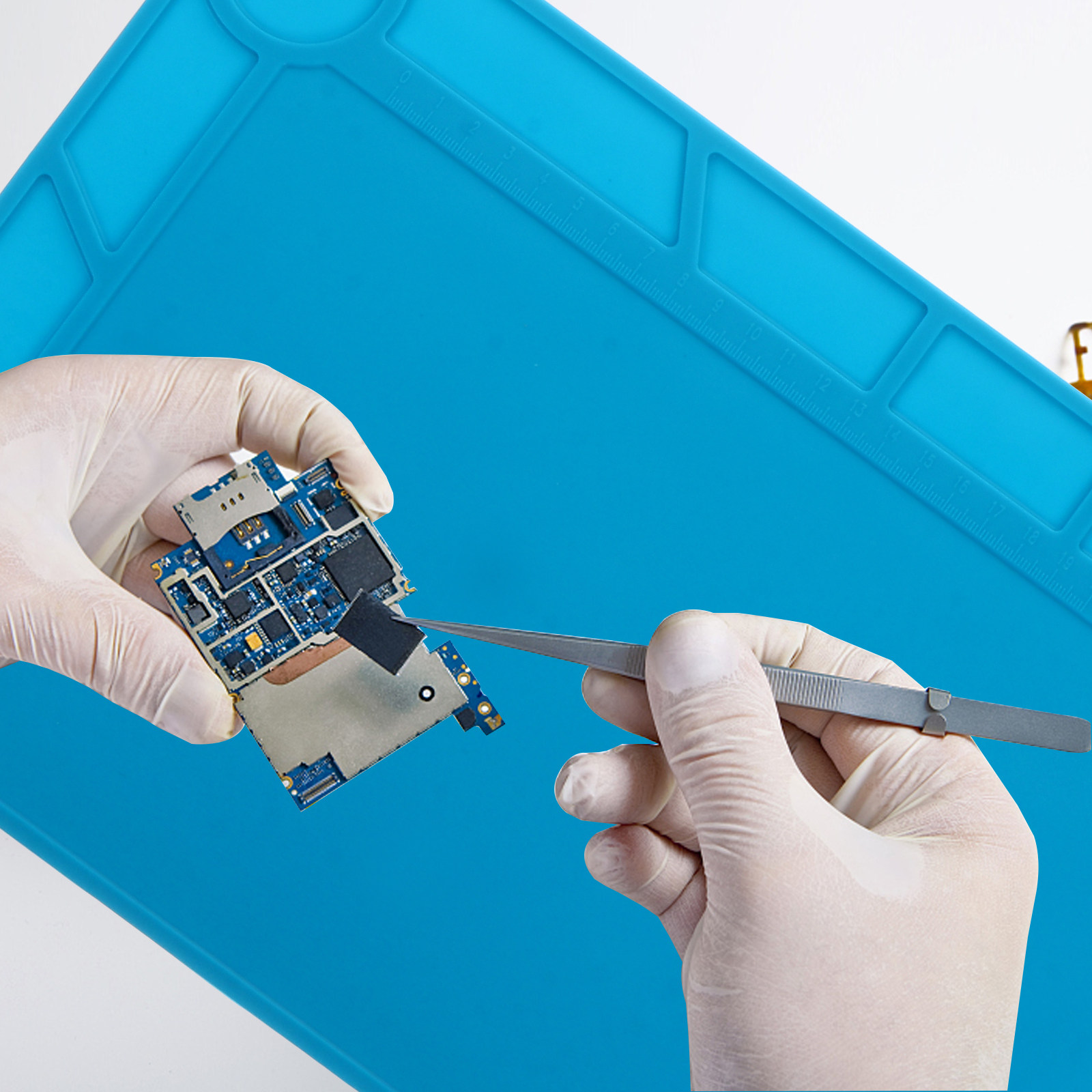 Alfombrilla de silicona resist - Repair Electronics reseña y precio